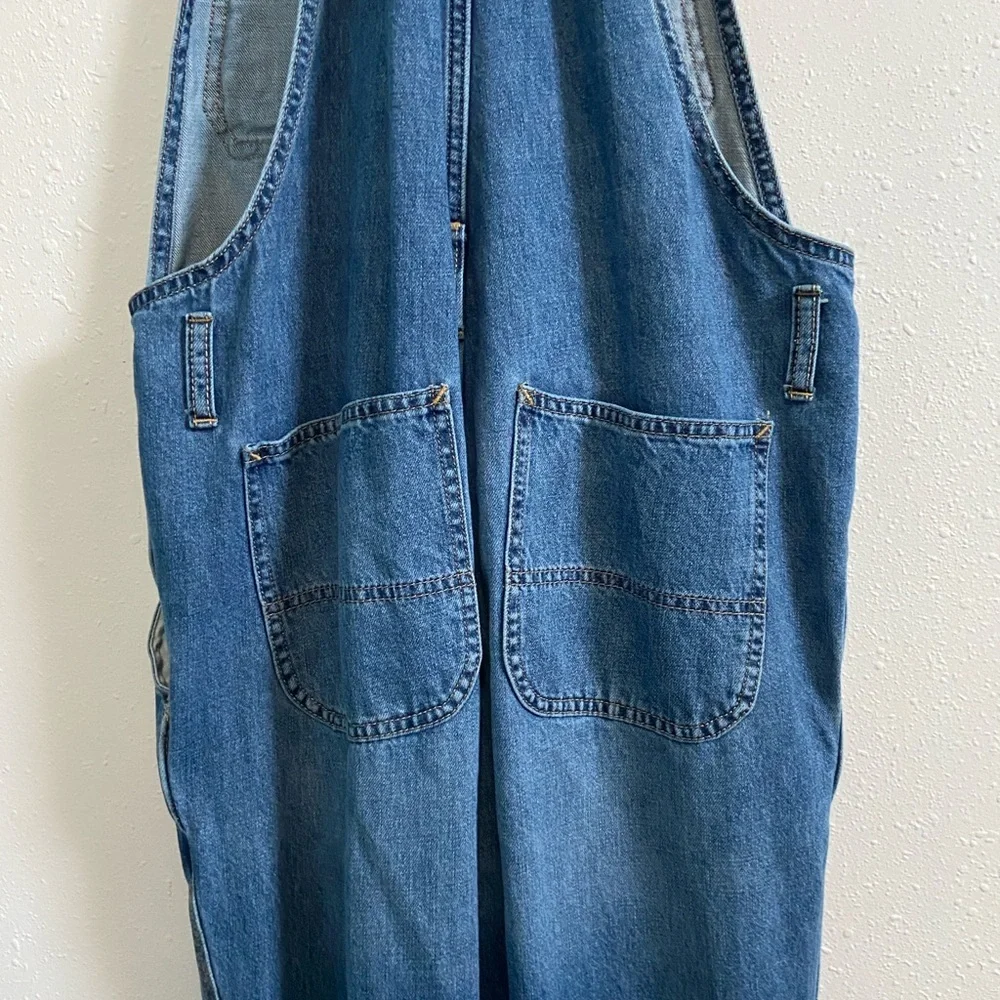 Gap Relaxed Denim Overalls with Washwell - Picture 9 of 10